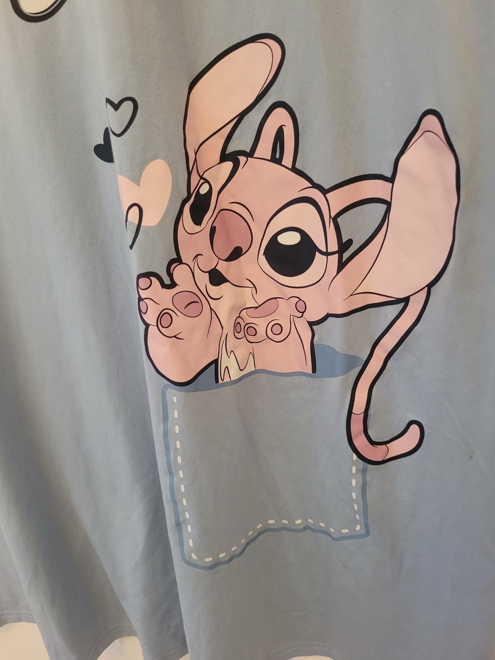 Disney Lilo & Stitch Sleep Tee with Hair Scrunchies - Picture 3 of 7